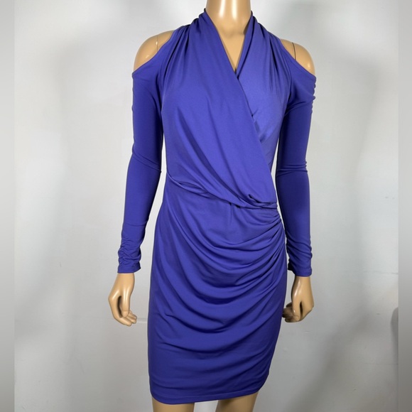 Boston Proper Dresses & Skirts - Boston Proper Women’s Size 2 Cold-Shoulder Drape Ruched Dress